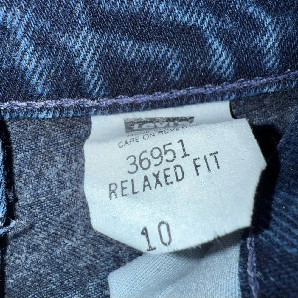 LEVIS 36951 VTG Dark Blue Denim Shorts